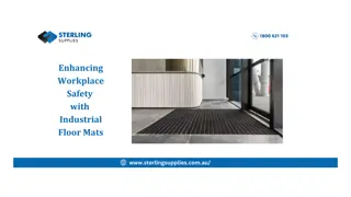 Enhancing Workplace Safety  with  Industrial Floor Mats