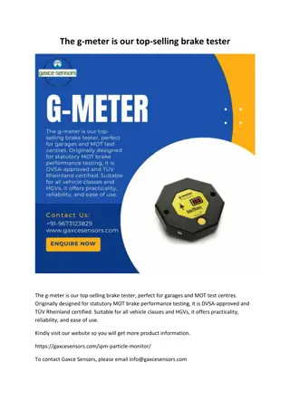 The g-meter is our top-selling brake tester