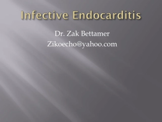 Infectious Endocarditis