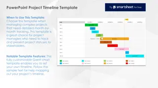 Detailed Project Timeline Template for Complex Projects