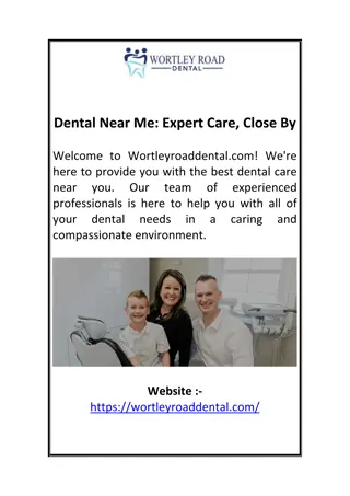 Dental Near Me Expert Care, Close By