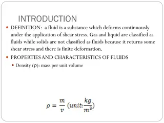 Understanding Fluid Properties and Characteristics