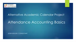 California Community Colleges Attendance Accounting Basics