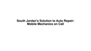 South Jordans Solution to Auto Repair Mobile Mechanics on Call