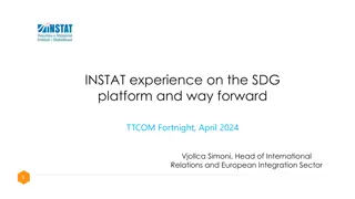 INSTAT's Contribution to the SDGs Agenda 2030 in Albania and Future Plans