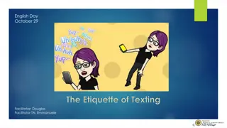 Texting Etiquette and Emoji Usage: Tips and Examples