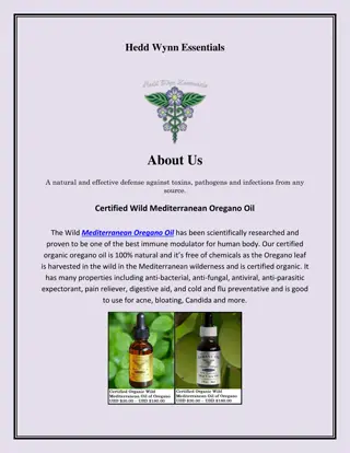 Certified Organic Oregano Oil, wildoiloforegano.com