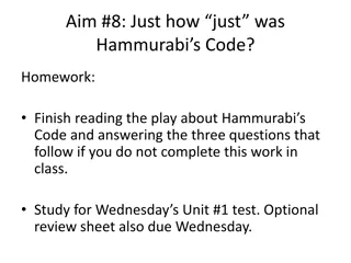 Understanding Hammurabi's Code: Rich vs. Poor, Men vs. Women, and Biases
