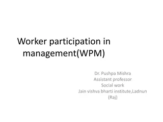 Understanding Worker Participation in Management for Enhanced Organizational Effectiveness