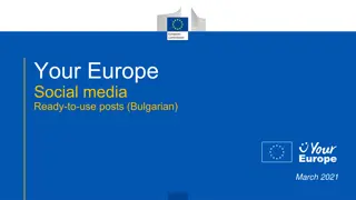 Your Europe Social Media Promotion Guidelines - March 2021