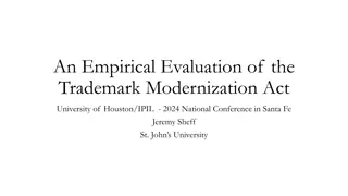 Evaluation of the Trademark Modernization Act: Solving Clutter on the Register