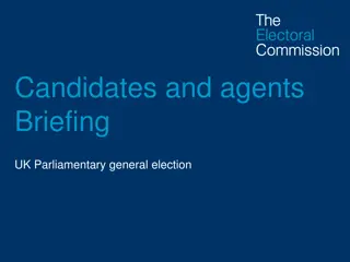 UK Parliamentary General Election Briefing and Timetable Updates