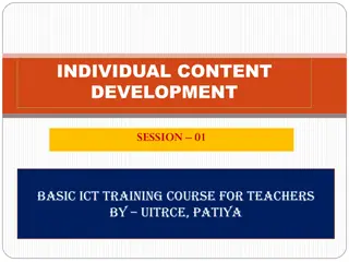 Understanding Individual Content Development & Fusion in ICD Training Course