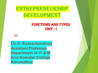 Understanding the Functions and Types of Entrepreneurship Development