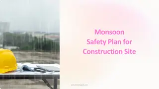 Monsoon Safety Plan for Construction Site