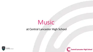 Explore Music Education at Central Lancaster High School