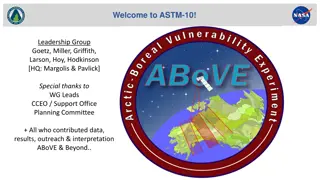 ABoVE-ASTM-10 Leadership Group Meeting Overview