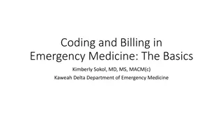 Basics of Coding and Billing in Emergency Medicine