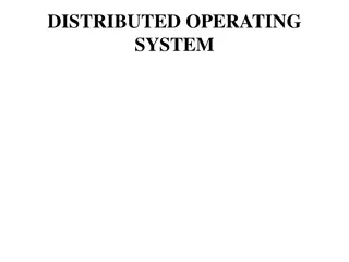 Overview of Distributed Operating Systems