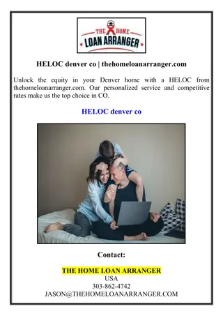 HELOC denver co | thehomeloanarranger.com