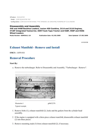 Caterpillar Cat 224B WHEEL TYPE EXCAVATOR (Prefix 7WF) Service Repair Manual Instant Download (7WF00001 and up)