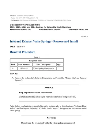 Caterpillar Cat 902 Compact Wheel Loader (Prefix 7ES) Service Repair Manual Instant Download (7ES00001 and up)