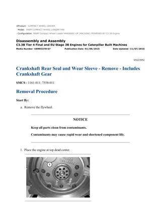 Caterpillar Cat 906M Compact Wheel Loader (Prefix H66) Service Repair Manual Instant Download (H6600001 and up)