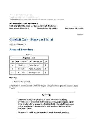 Caterpillar Cat 907H2 Wheel Loader (Prefix JRS) Service Repair Manual Instant Download (JRS00001 and up)