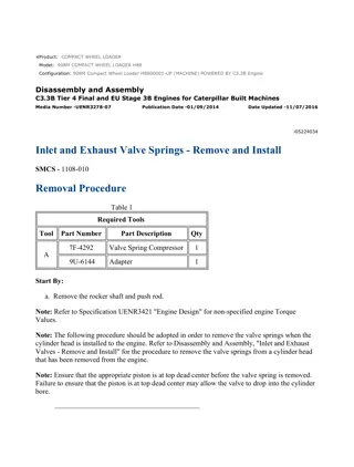 Caterpillar Cat 908M Compact Wheel Loader (Prefix H88) Service Repair Manual Instant Download (H8800001 and up)