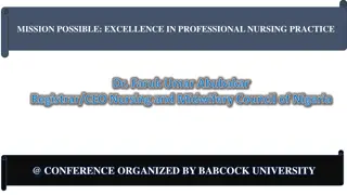 Cultivating Excellence in Professional Nursing Practice