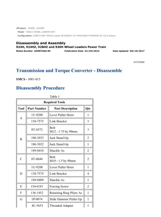 Caterpillar Cat 928Hz Wheel Loader (Prefix BYD) Service Repair Manual Instant Download (BYD00001 and up)