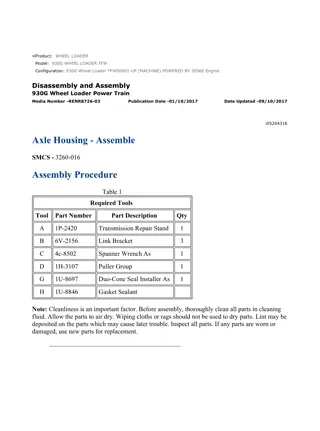 Caterpillar Cat 930G Wheel Loader (Prefix TFW) Service Repair Manual Instant Download (TFW00001 and up)