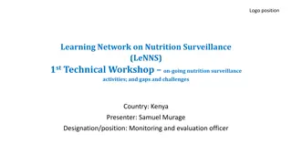 Nutrition Surveillance in Kenya: Workshop Insights and Challenges