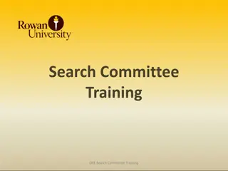 Effective OEE Search Committee Training at Rowan University