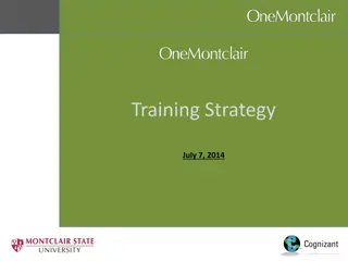 MSU OCM Training Framework and Strategy Overview