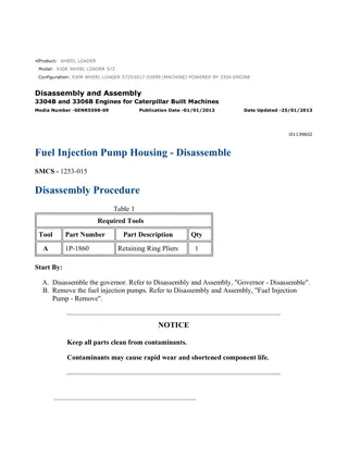 Caterpillar Cat 930R WHEEL LOADER (Prefix 57Z) Service Repair Manual Instant Download (57Z03017-03999)