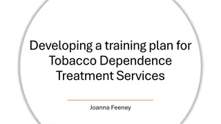 Comprehensive Training Plan for Tobacco Dependence Treatment Services