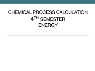 Understanding Energy Balance in Chemical Process Calculations