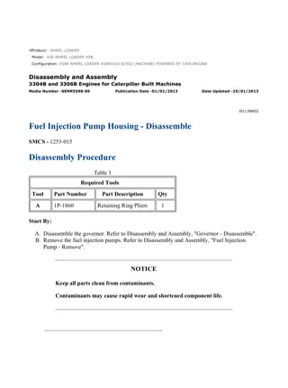 Caterpillar Cat 936 936E WHEEL LOADER (Prefix 4SB) Service Repair Manual Instant Download (4SB01624-02502)