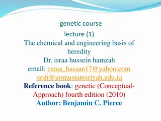 Genetics: The Key Concepts and Applications