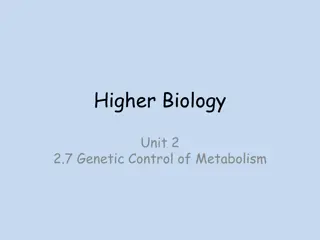 Genetic Control of Metabolism in Microbes: Enhancing Traits for Biotechnology