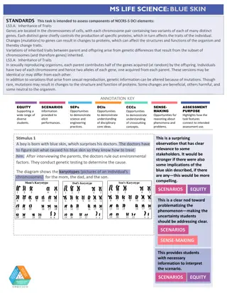 Inheritance of Traits Through Blue Skin Case Study