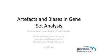 Artefacts and Biases in Gene Set Analysis