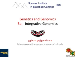 Exploring Genetics and Genomics in Integrative Biology