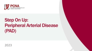 Step On Up: Peripheral Arterial Disease (PAD)
