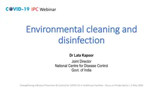 Best Practices for Environmental Cleaning and Disinfection in Healthcare Settings