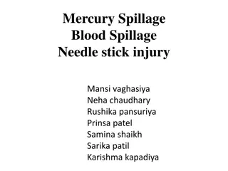 Mercury and Blood Spillage Cleanup Procedures