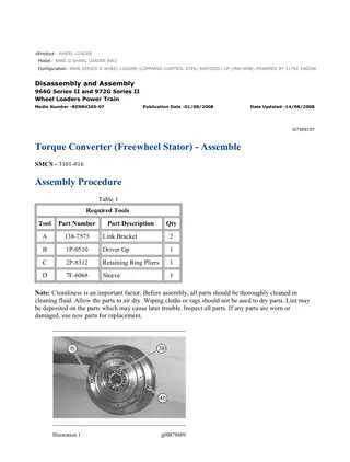 Caterpillar Cat 966G II WHEEL LOADER (Prefix AWZ) Service Repair Manual Instant Download (AWZ00001 and up)