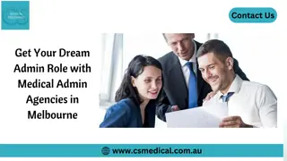 Get Your Dream Admin Role with Medical Admin Agencies in Melbourne