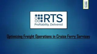 Optimizing Freight Operations in Cruise Ferry Services